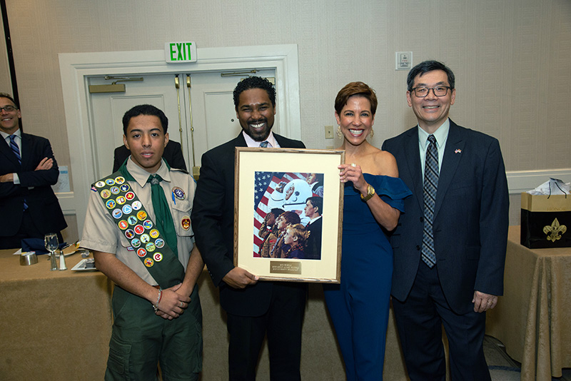 Eon with the Boy Scouts of America 
