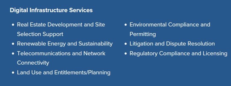 Digital Infrastructure Law Firm | Legal Services & Solutions